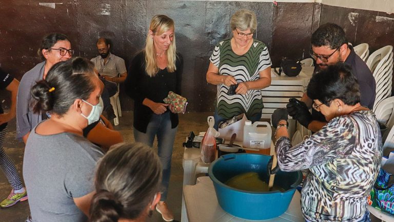 Oficina de Sabão Ecológico em Piracicaba