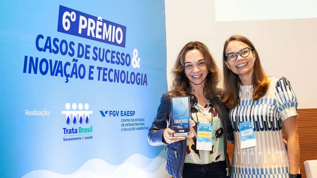 Aegea é premiada pelo Trata Brasil e FGV em evento de inovação