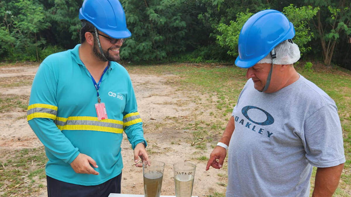 Alunos de pós-graduação conhecem etapas “invisíveis” do tratamento da água e esgoto Aegea