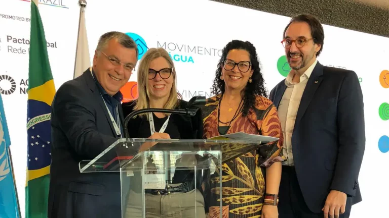Aegea assina Movimento Transparência 100% na sede da ONU