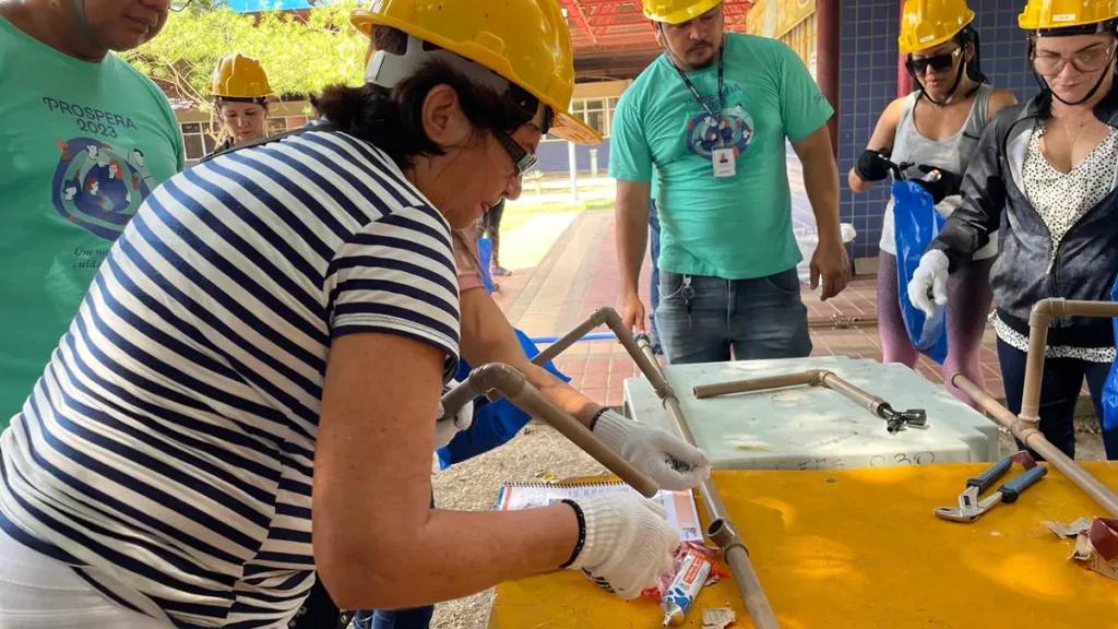 Voluntários da Aegea e parceiros se mobilizam para oferecer serviços gratuitos de saúde e bem-estar