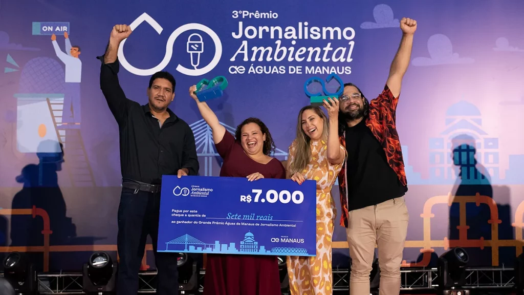 Reportagem busca entender a seca do rio Amazonas e ganha destaque em premiação de jornalismo ambiental