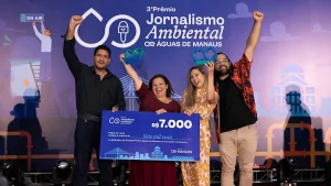 Reportagem busca entender a seca do rio Amazonas e ganha destaque em premiação de jornalismo ambiental