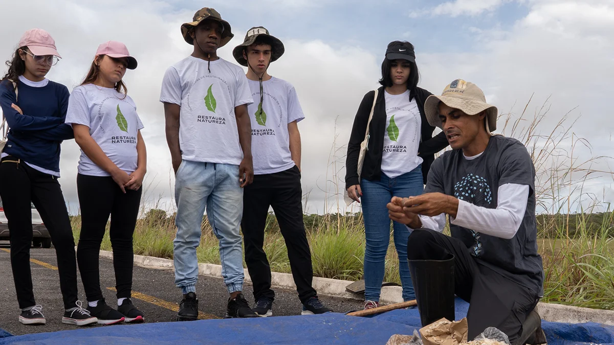 Restaura Natureza coloca escola no centro das ações para o equilíbrio com o meio ambiente