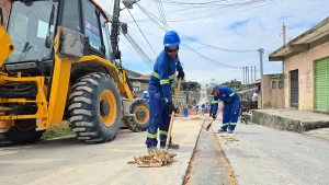 Cidade de Deus, em Manaus, recebe pacote de obras de esgoto com tecnologias sob medida