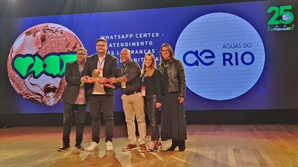 Águas do Rio recebe prêmio inédito pelo atendimento por WhatsApp