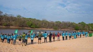 Atletas correm para salvar o Rio Araguaia em Barra do Garças