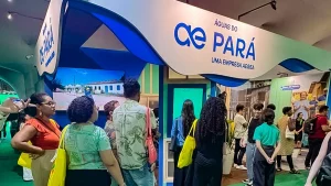 Totem interativo do Saneamento Salva abre espaço de fala na COP30