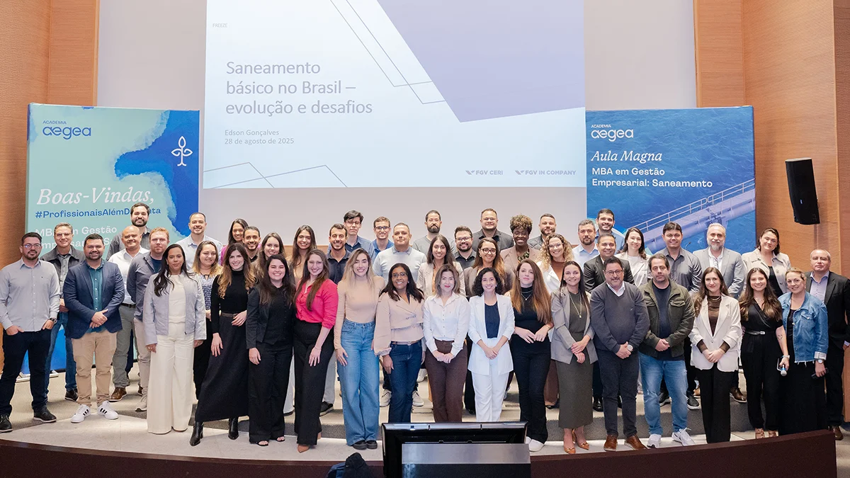 MBA em Saneamento foca em melhoria do setor com capacitação de líderes da Aegea