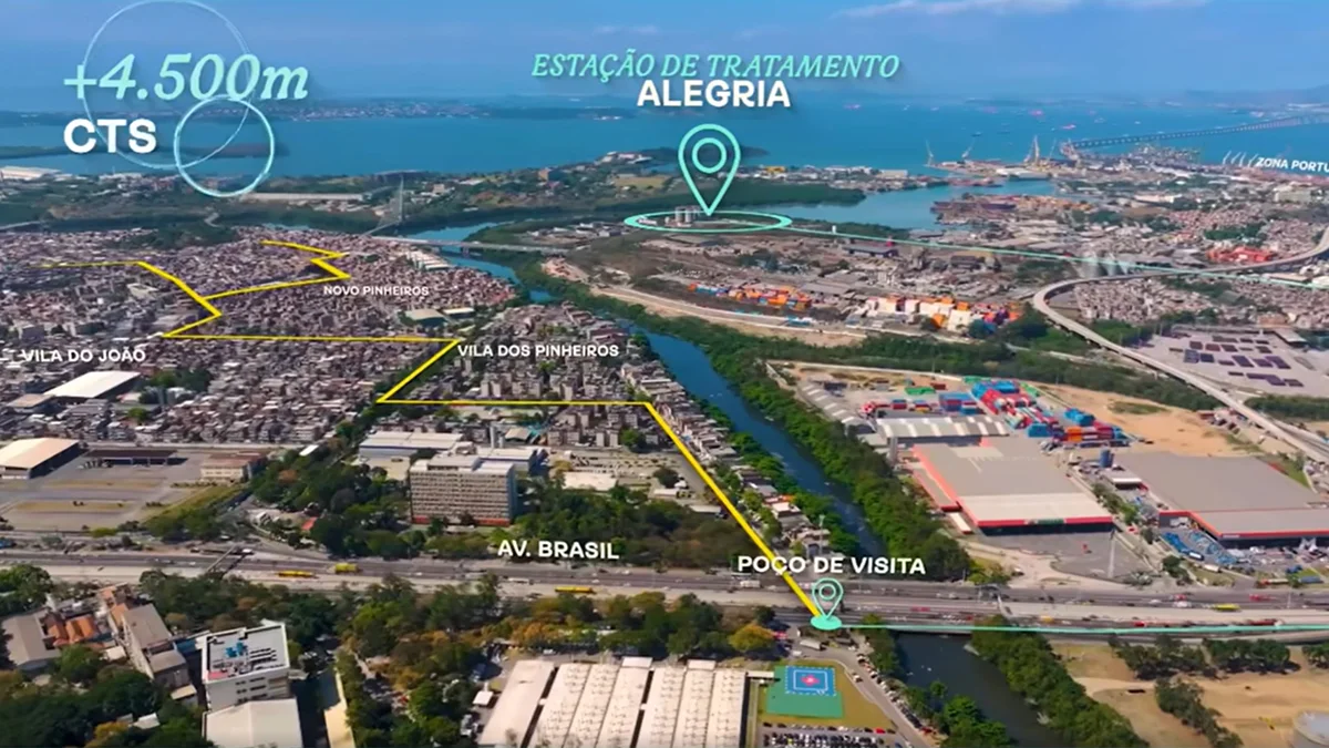 Investimentos inéditos na Maré serão um marco para o saneamento do Rio