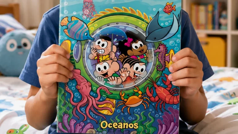 Gibi Turma da Mônica une leitura, saneamento e preservação dos oceanos